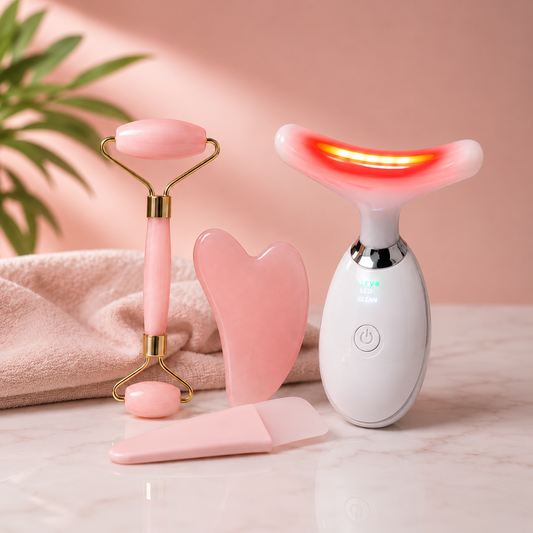 Masajeador facial LED | Kit belleza facial.