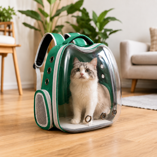 Mochila transportadora para mascota