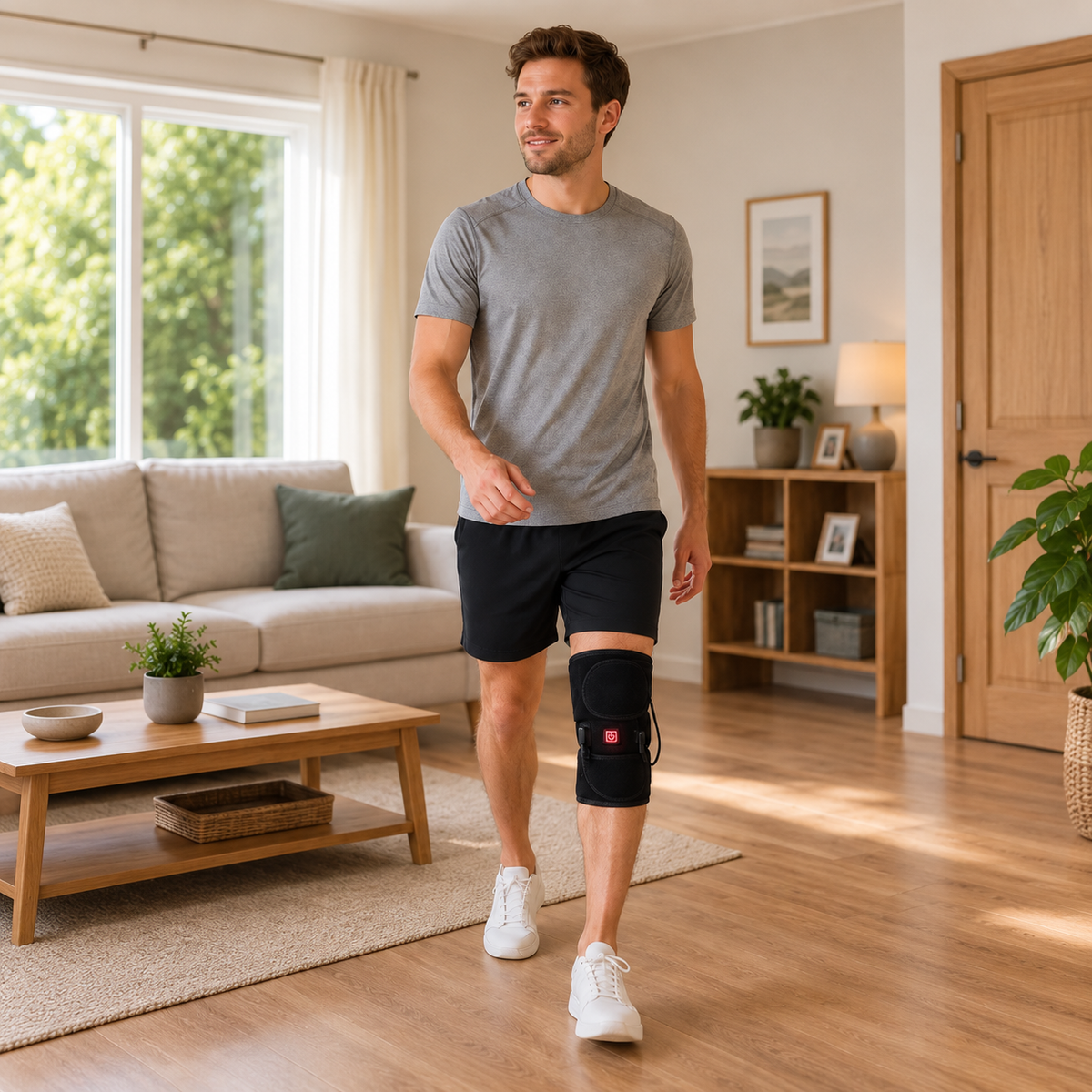 Pack recuperación muscular (rodillera térmica eléctrica + crema muscular)