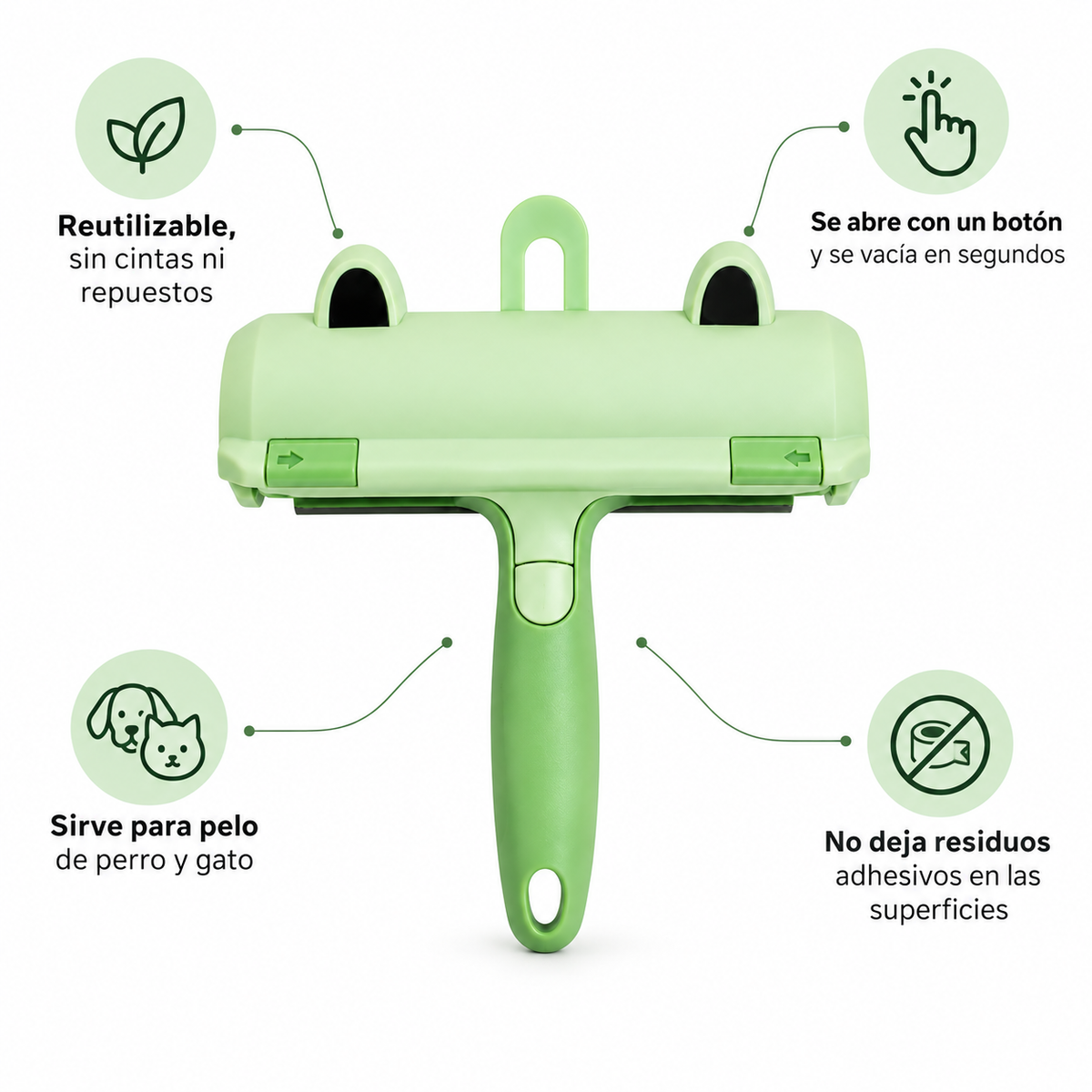Rodillo removedor de pelos